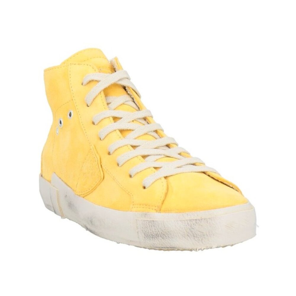 PHILIPPE MODEL sneakers in pastel yellow, size 8